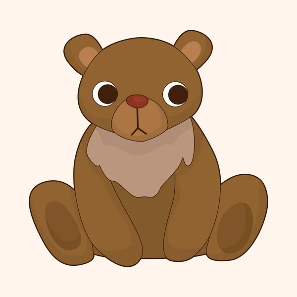 Animal Bear Cartoon-Elemente — Stockvektor