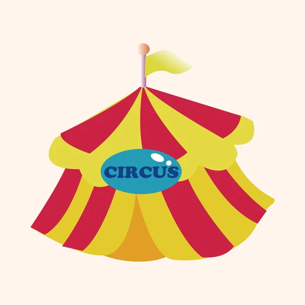 Circus tents theme elements — Stock Vector