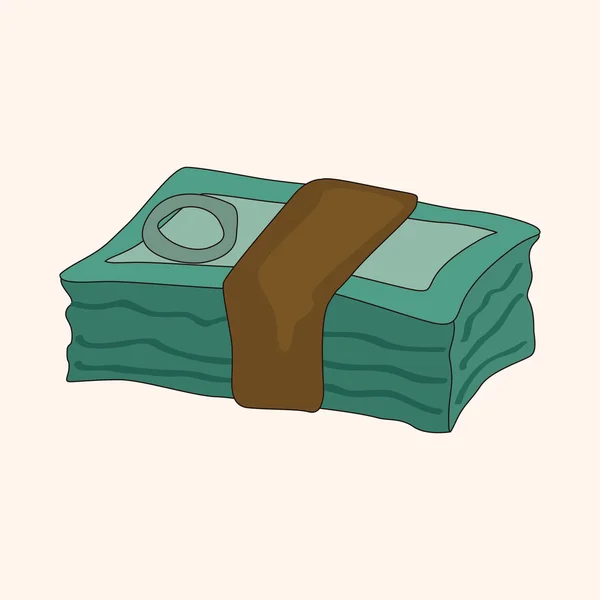 Financial money cash theme elements — Stock Vector