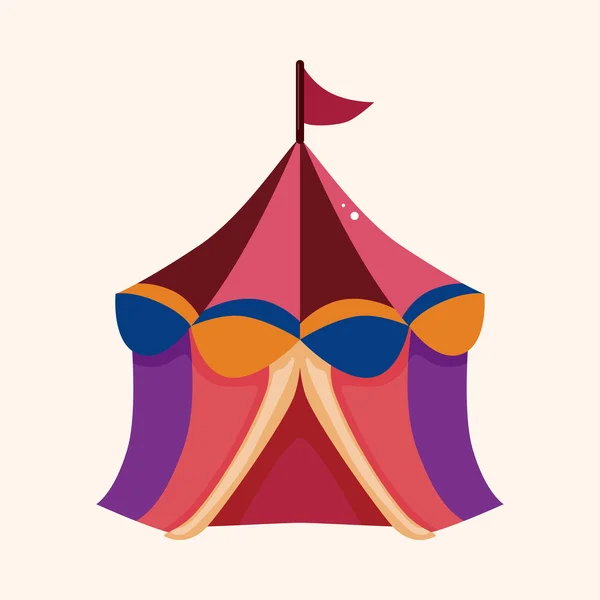 Circus tents theme elements — Stock Vector