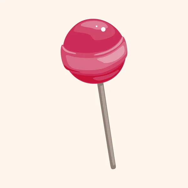 Bonbons éléments de thème — Image vectorielle