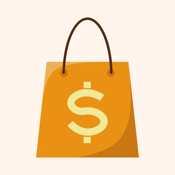 Shopping väska temaelement — Stock vektor
