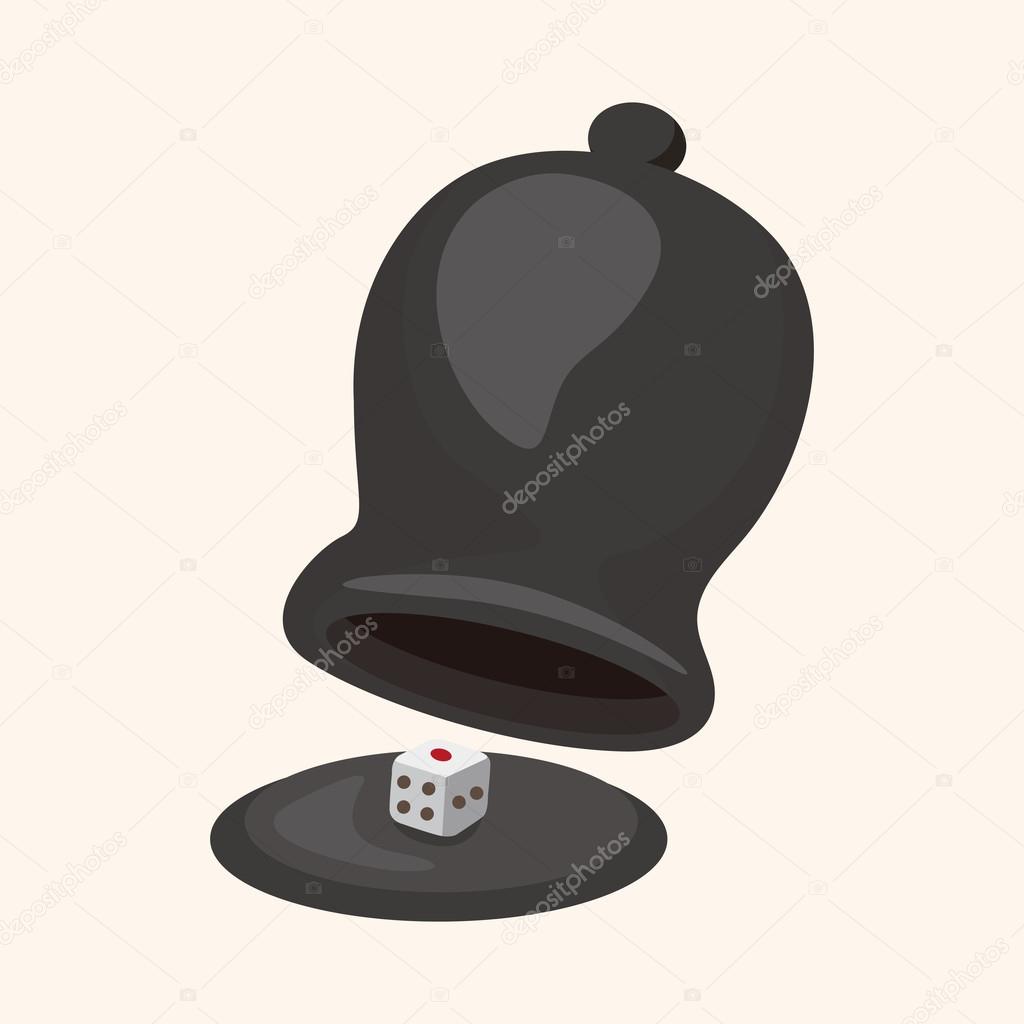 casino dice cup theme elements