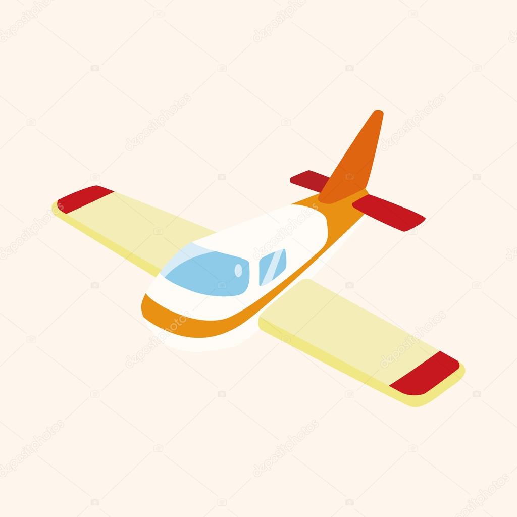 transportation airplane theme elements