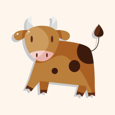 hayvan çıngırak çizgi film Tema öğeleri