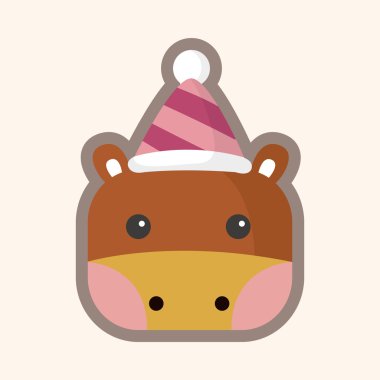 hayvan at çizgi film Tema öğeleri