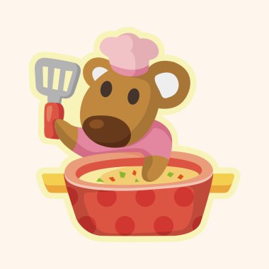 hayvan fare Şef çizgi film Tema öğeleri