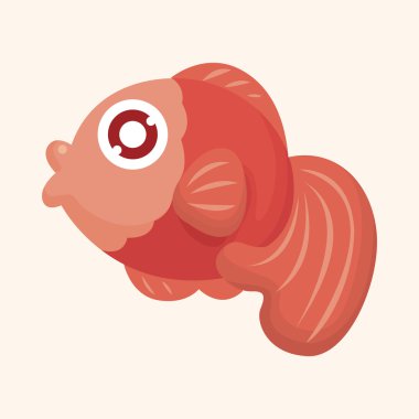 Deniz hayvan balık Tema öğeleri karikatür