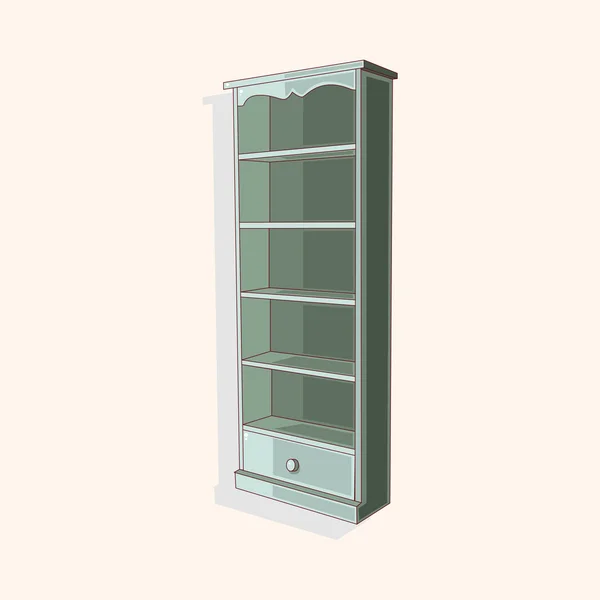 Mobili elementi a tema cabinet — Vettoriale Stock