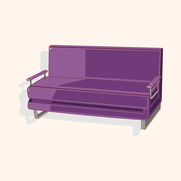 Éléments thème chaise — Image vectorielle