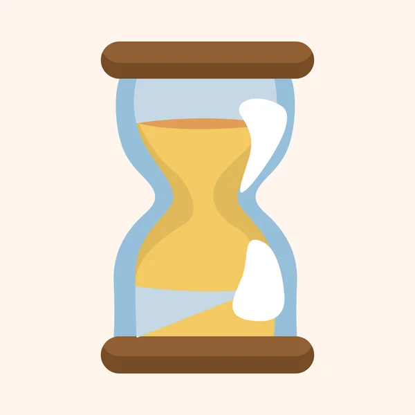 Hourglass loading icon — Stock Vector