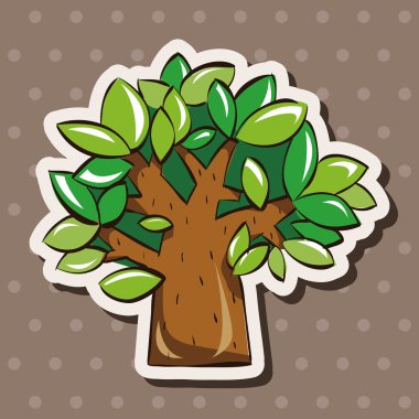 ağaç Tema öğeleri vektör, eps