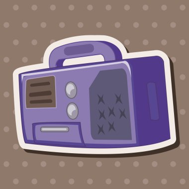 radyo Tema öğeleri vektör, eps