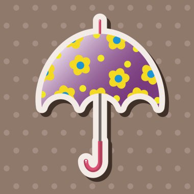 Şemsiye Tema öğeleri vektör, eps