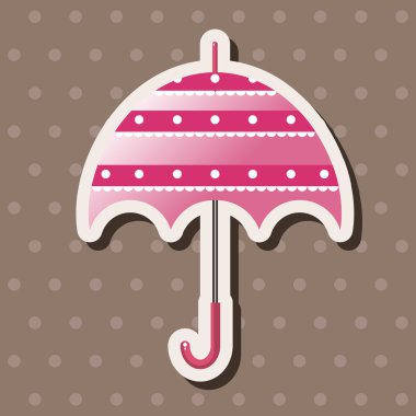 Şemsiye Tema öğeleri vektör, eps