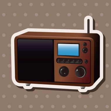 radyo Tema öğeleri vektör, eps