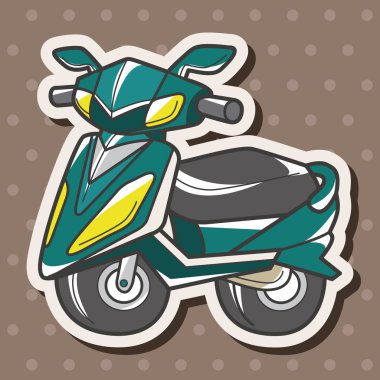 ulaşım motor Tema öğeleri vektör, eps