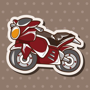 ulaşım motor Tema öğeleri vektör, eps