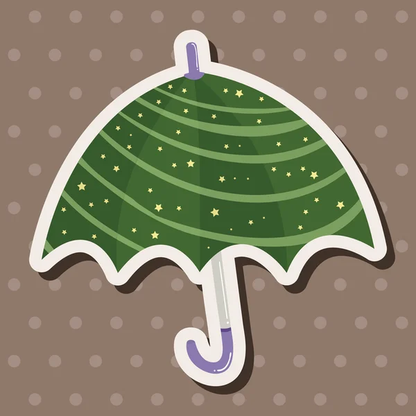 Parapluie thème elemets vecteur, eps — Image vectorielle