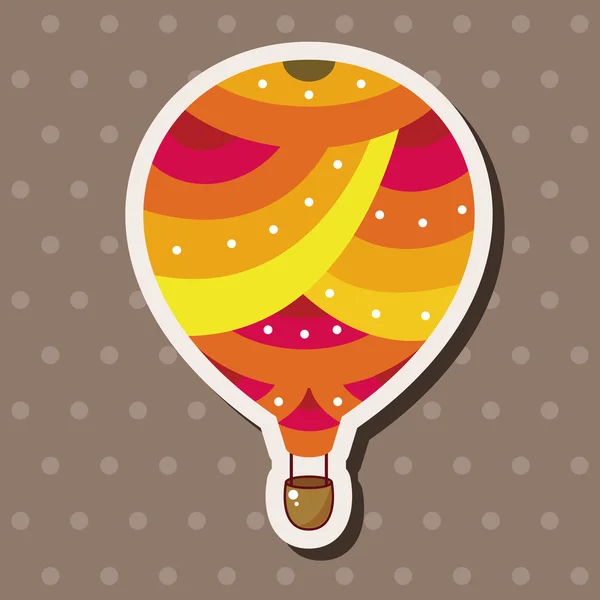 Style ballon air chaud éléments thème vecteur, eps — Image vectorielle