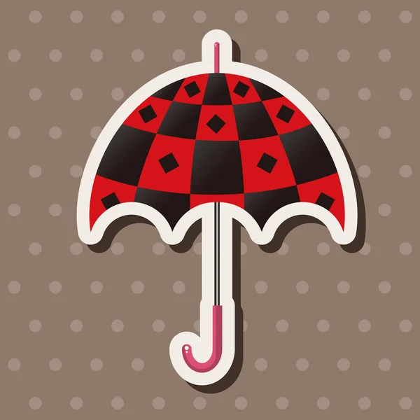 Elementos do tema guarda-chuva vetor, eps — Vetor de Stock