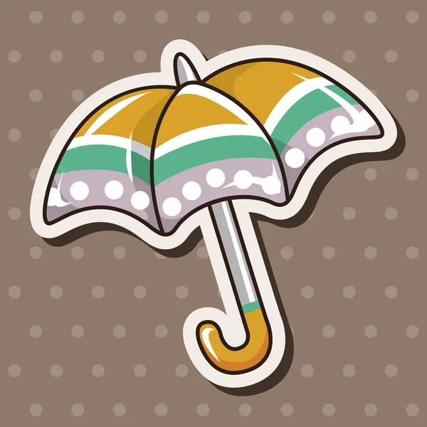 Parasol tematu elementy wektor, eps — Wektor stockowy