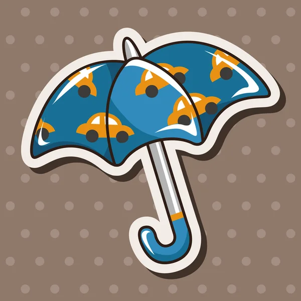 Parasol tematu elementy wektor, eps — Wektor stockowy