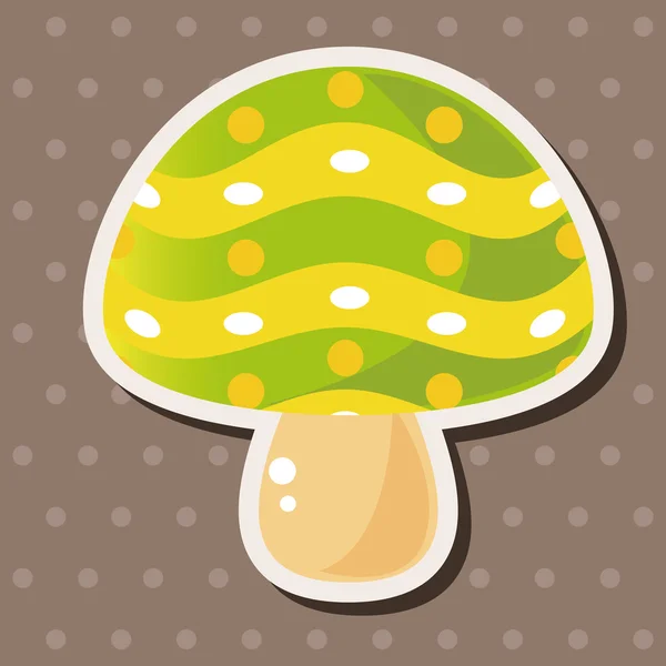 Mushroom cartoon theme elements vector,eps — Stock Vector