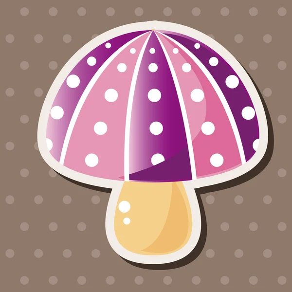 Mushroom cartoon theme elements vector,eps — Stock Vector