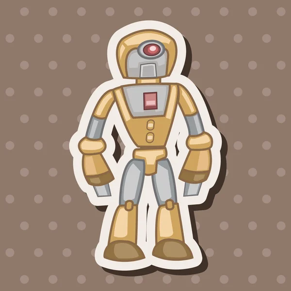 Robot tema elementos vector, eps — Vector de stock