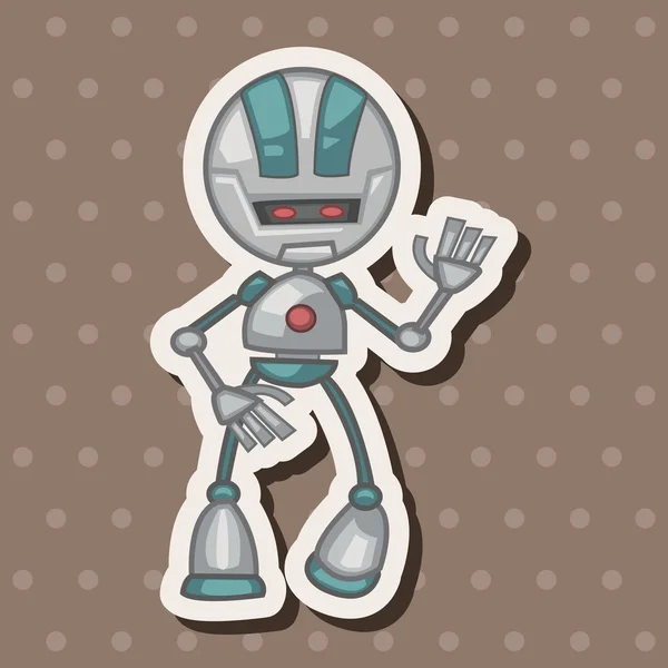 Robot tema elementos vector, eps — Vector de stock