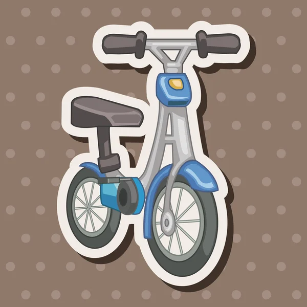 Transporte bicicleta tema elementos vector, eps — ストックベクタ