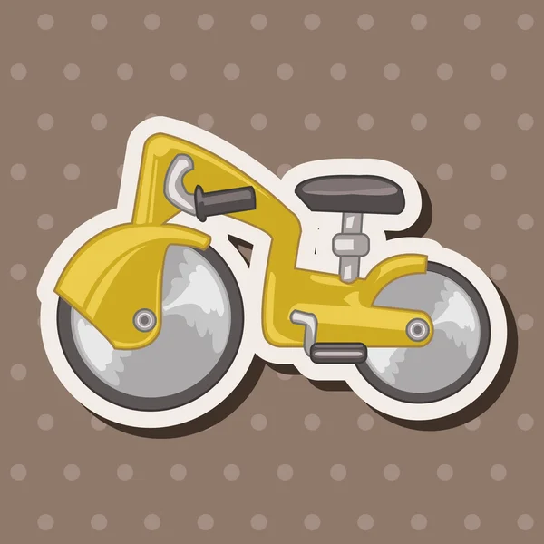 Transportation bike theme elements vector,eps — Stock Vector