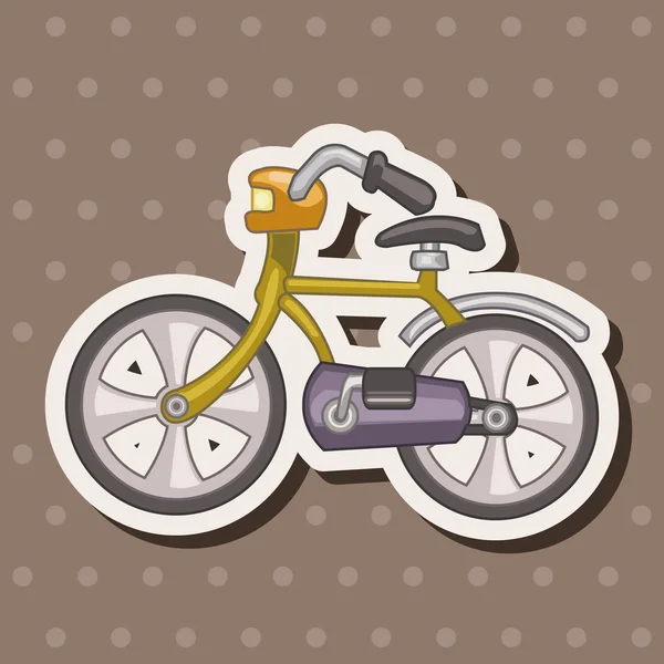 Transporte bicicleta tema elementos vector, eps — Wektor stockowy