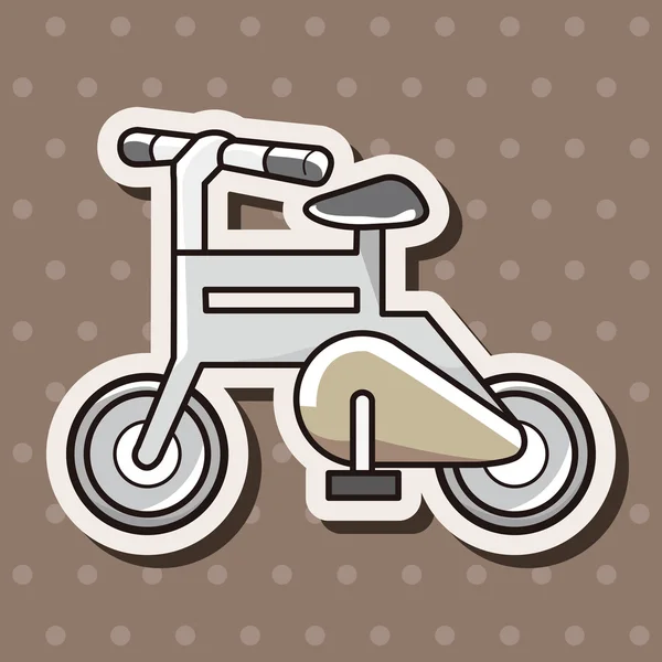 Transporte bicicleta tema elementos vector, eps — ストックベクタ