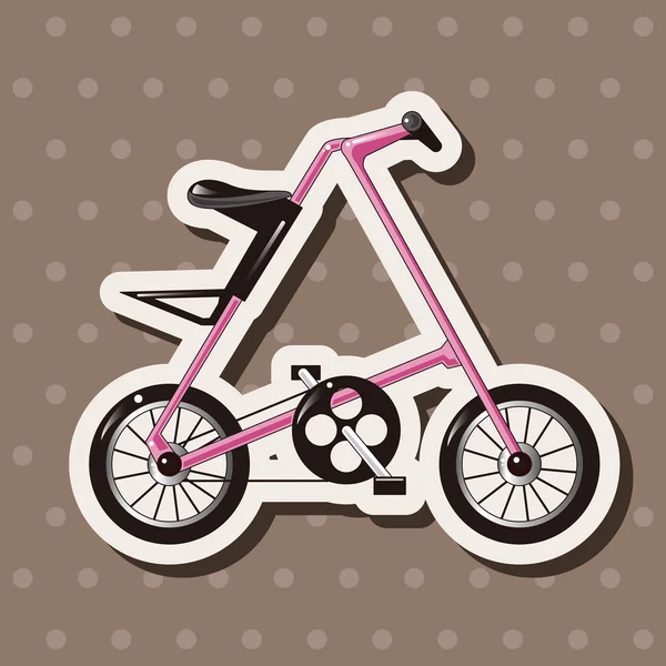 Transporte bicicleta tema elementos vector, eps — ストックベクタ