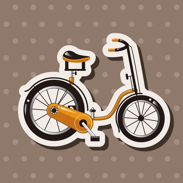 Ulaşım Bisiklet Tema öğeleri vektör, eps — Stok Vektör