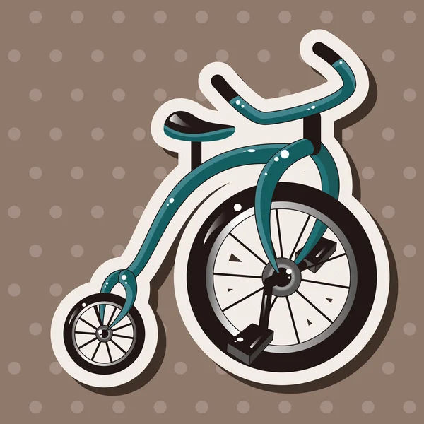 Transporte bicicleta tema elementos vector, eps — ストックベクタ