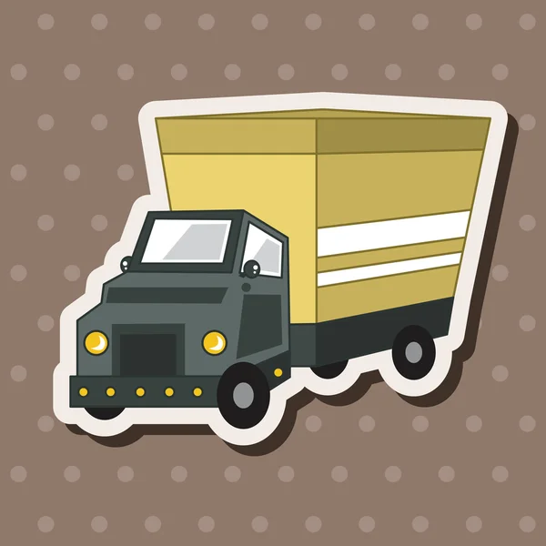 Éléments de thème camion de transport vecteur, eps — Image vectorielle