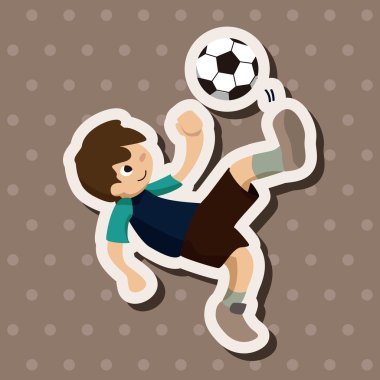 Spor Futbol oyuncu Tema öğeleri vektör, eps