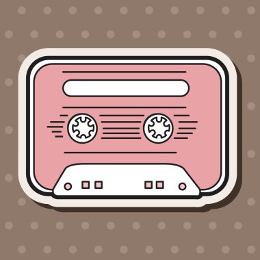 Audio thema elementen vector, eps