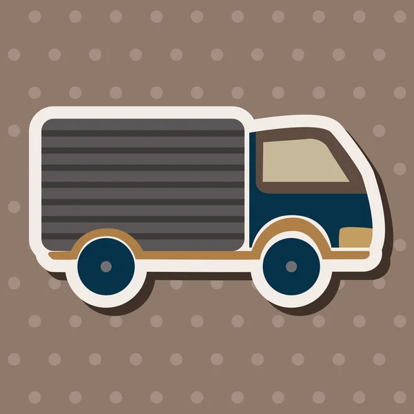 Transportation truck flat icon elements background,eps10