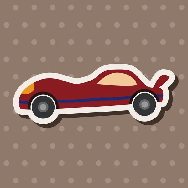 Transporte coche plano icono elementos de fondo, eps10 — Vector de stock