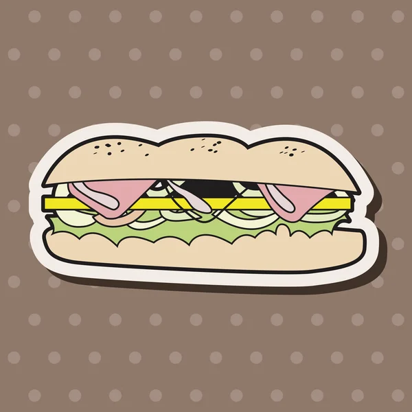 Hamburguesa tema elementos vector, eps — Vector de stock