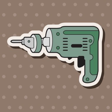 iş aracı makine Tema öğeleri vektör, eps