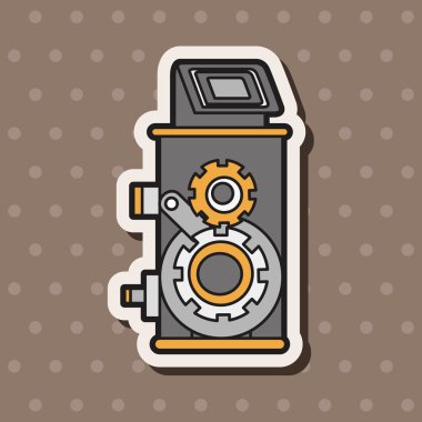 video kamera Tema öğeleri vektör, eps