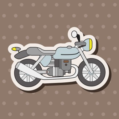 ulaşım motor Tema öğeleri vektör, eps