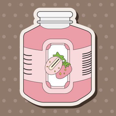 meyve reçeli Tema öğeleri vektör, eps