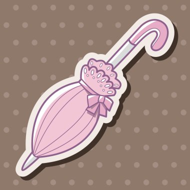 Şemsiye şemsiye Tema öğeleri vektör, eps