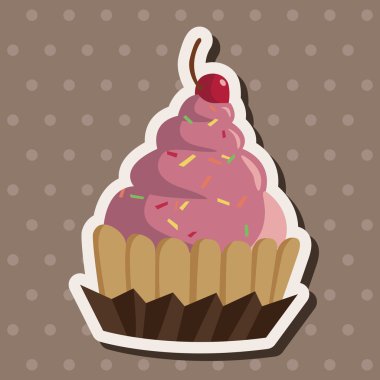 Dekorasyon kek Tema öğeleri vektör, eps10